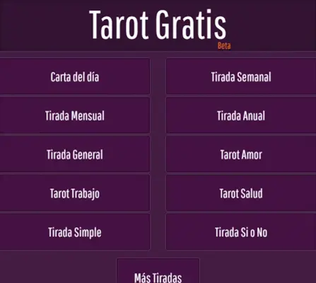 Tarot en español android App screenshot 1