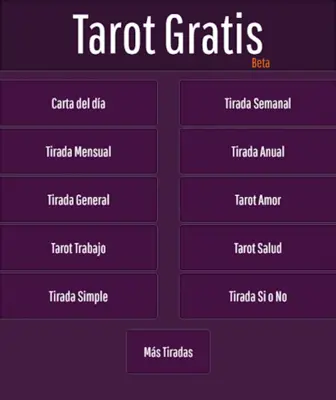 Tarot en español android App screenshot 3